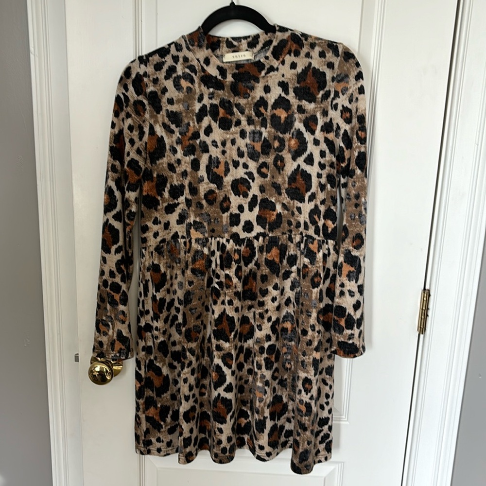 Entro Animal Print Mini Dress